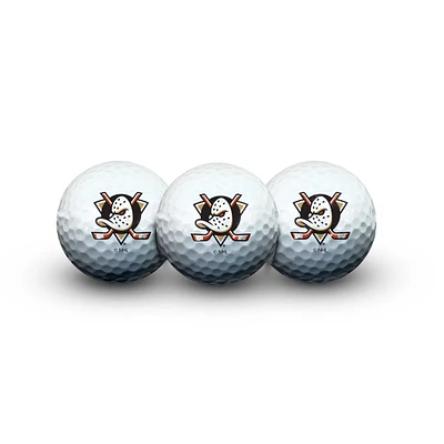 WinCraft Anaheim Ducks 3-Pack Golf Ball Set