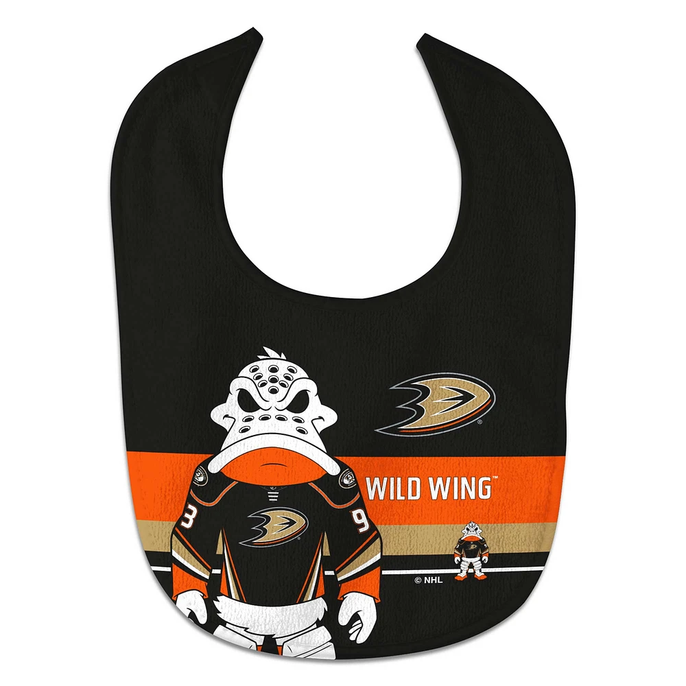 WinCraft Anaheim Ducks All Pro Mascot Baby Bib