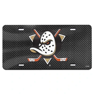 WinCraft Anaheim Ducks  Laser Cut Metallic Acrylic License Plate
