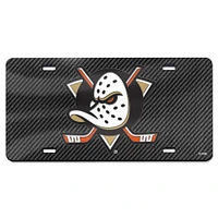 WinCraft Anaheim Ducks  Laser Cut Metallic Acrylic License Plate