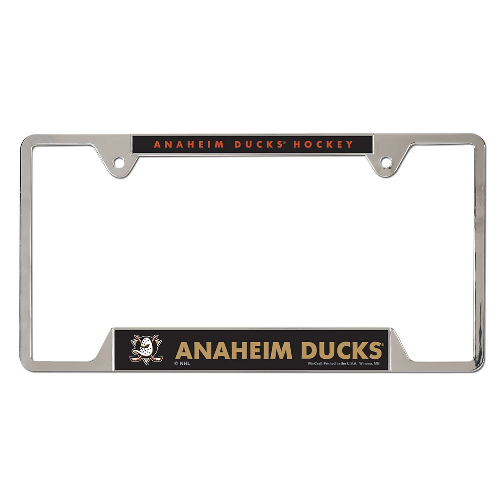 Cadre de plaque d'immatriculation WinCraft Anaheim Ducks