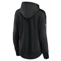 Women's Fanatics Black Anaheim Ducks Authentic Pro Rink Full-Zip Hoodie