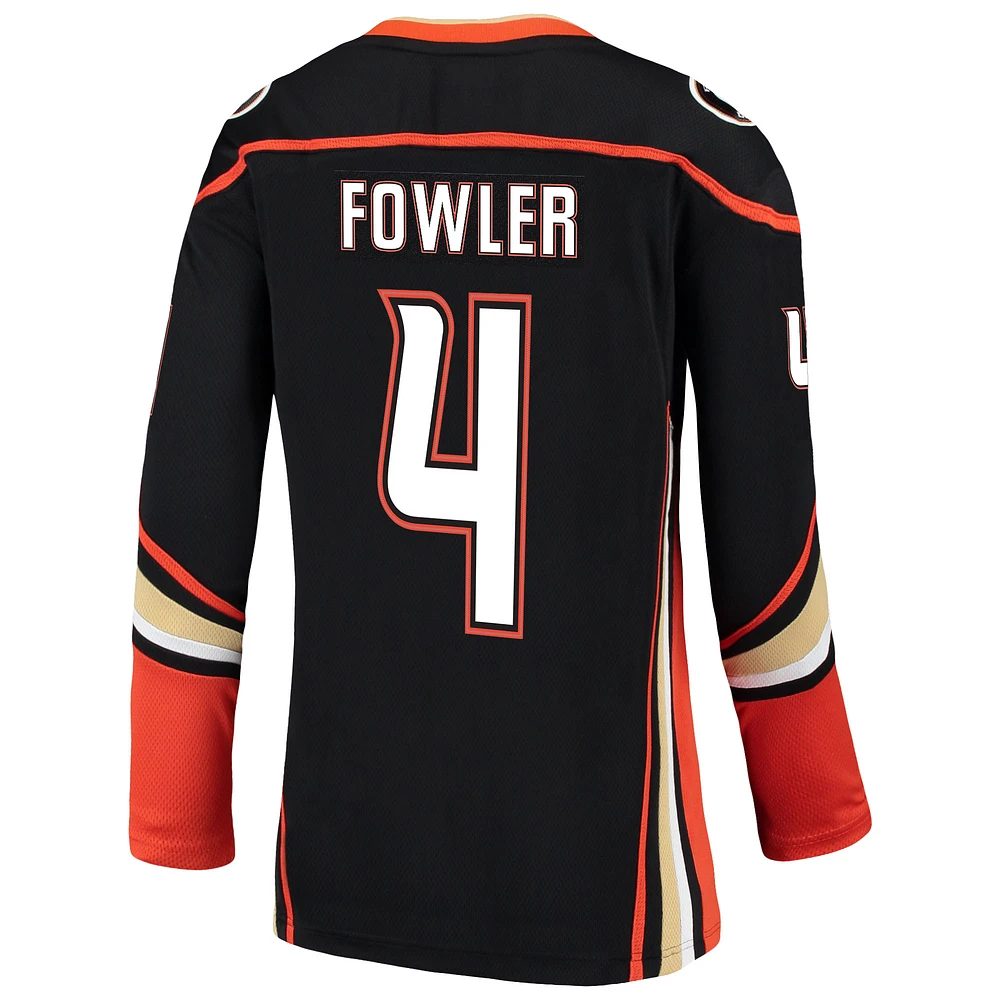 Maillot Breakaway Fanatics Cam Fowler pour femmes, noir, Anaheim Ducks