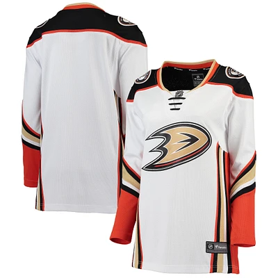 Women's Fanatics White Anaheim Ducks Away Breakaway Jersey