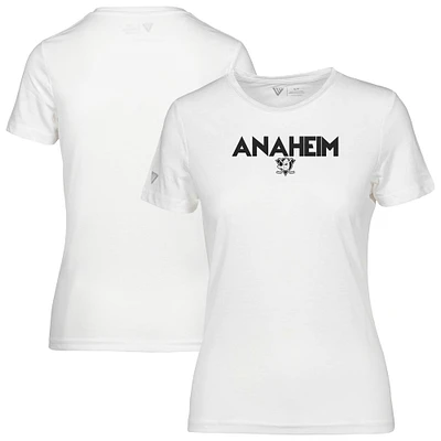 Women's Levelwear  White Anaheim Ducks Maddox City Capsule T-Shirt