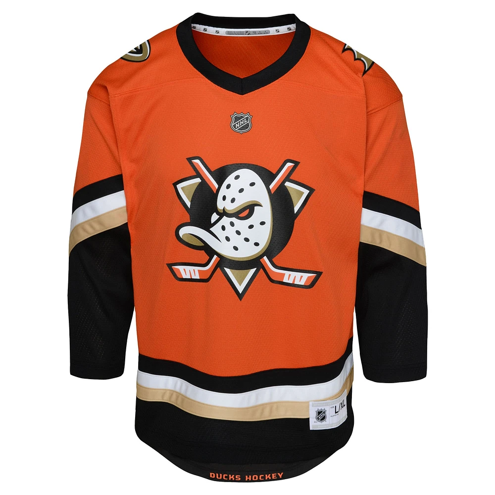 Maillot réplique orange pour jeunes des Ducks d'Anaheim à domicile