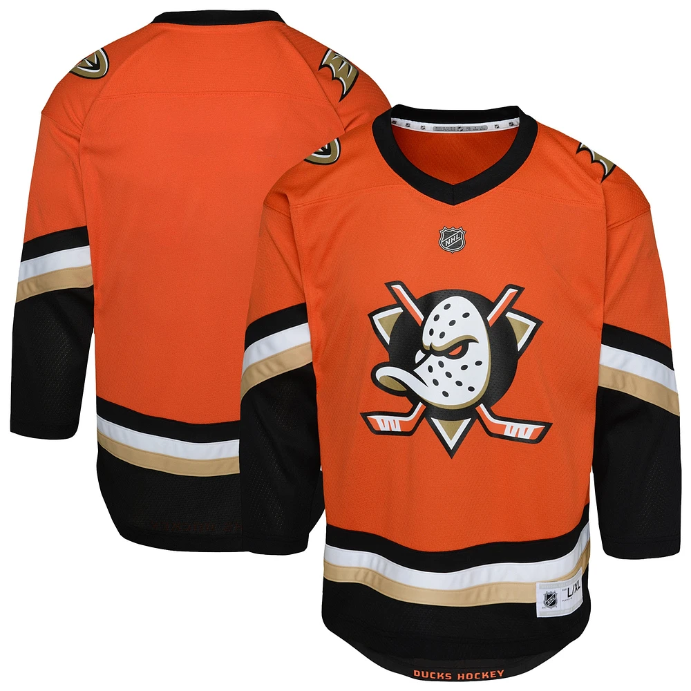 Maillot réplique orange pour jeunes des Ducks d'Anaheim à domicile