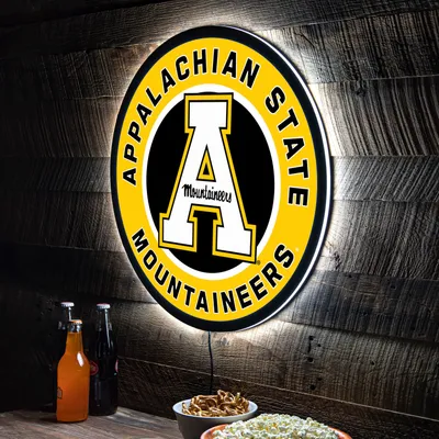 Appalachian State Mountaineers LED XL Round Wall Décor