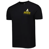 T-shirt noir Appalachian State Mountaineers Logo Campus Icon pour homme