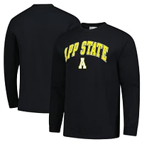 Men's Black Appalachian State Mountaineers Logo Long Sleeve T-Shirt
