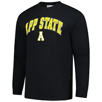 Men's Black Appalachian State Mountaineers Logo Long Sleeve T-Shirt