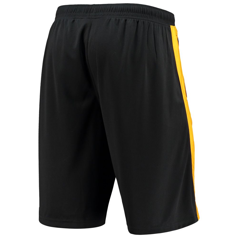 Men's Champion Black Appalachian State Mountaineers Side Stripe Shorts