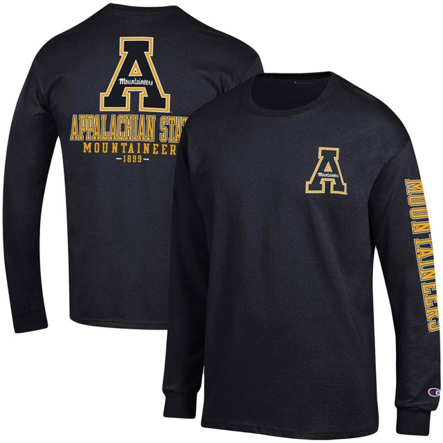 T-shirt à manches longues Champion Appalachian State Mountaineers Team Stack pour hommes