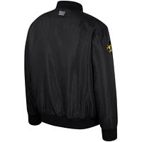 Men's Colosseum  Black Appalachian State Mountaineers Full-Zip Bomber Jacket