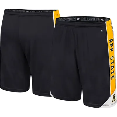 Colosseum Black Appalachian State Mountaineers Haller Short pour homme