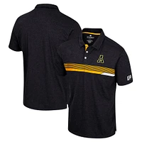 Polo No Problemo pour homme Colosseum Black Appalachian State Mountaineers