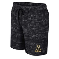 Men's Colosseum Black Appalachian State Mountaineers Ozark Swim Shorts