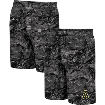 Appalachian State Mountaineers Colosseum Realtree Aspect Ohana Swim Shorts - Charcoal