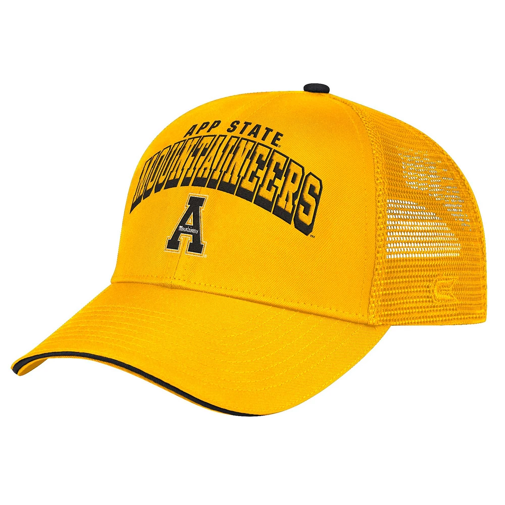 Chapeau réglable Colosseum Gold Appalachian State Mountaineers Wyatt pour hommes