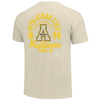 T-shirt crème pour homme avec motif mascotte des Appalachian State Mountaineers