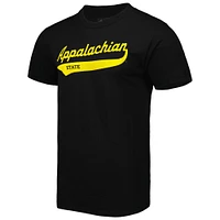 Men's Homefield Black Appalachian State Mountaineers Baseball T-Shirt