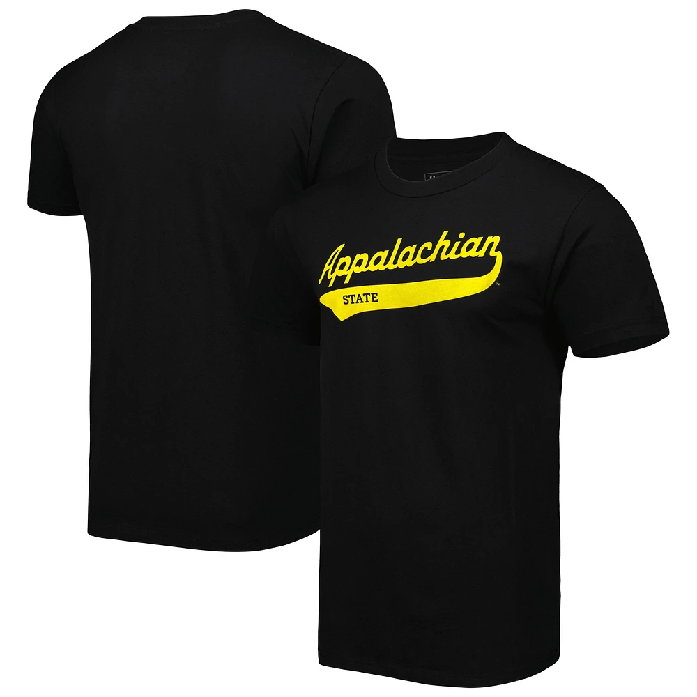 Men's Homefield Black Appalachian State Mountaineers Baseball T-Shirt