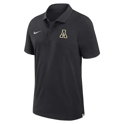 Men's Nike Black Appalachian State Mountaineers 2024 Sideline Coaches Performance Polo