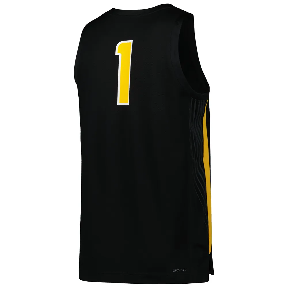 Maillot de basket-ball réplique Nike #1 des Appalachian State Mountaineers pour homme, noir