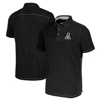 Men's Tommy Bahama Black Appalachian State Mountaineers Paradiso Cove Polo