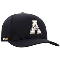 Men's Top of the World Black Appalachian State Mountaineers Reflex Flex Hat