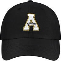 Men's Top of the World Black Appalachian State Mountaineers Staple Adjustable Hat