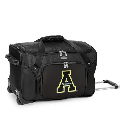 Appalachian State Mountaineers MOJO 22" 2-Wheeled Duffel Bag - Black