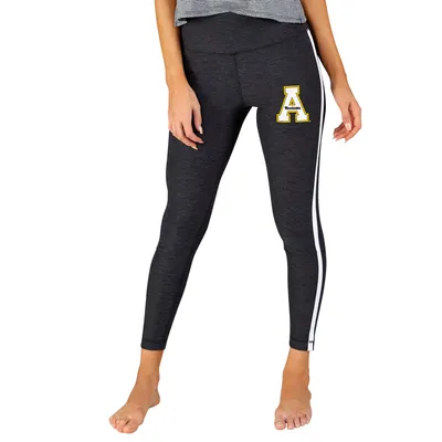 Appalachian State Mountaineers Concepts Sport Women's Centerline Knit Leggings - Charcoal/White