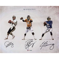 Archie Manning Denver Broncos Multi-Signed 16" x 20" Manning Family Generations Collage Photograph
