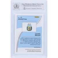 Carte autographiée de l'équipe nationale argentine Lionel Messi 2021 Panini Immaculate Collection Bronze #13 #/49 BAS authentifiée 9/10