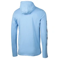 Men's Sport Design Sweden  Light Blue Argentina National Team Relaxed Hooded Long Sleeve T-Shirt