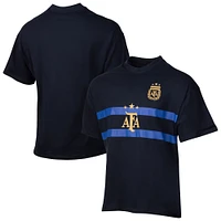 Men's Sport Design Sweden  Navy Argentina National Team Oversized T-Shirt