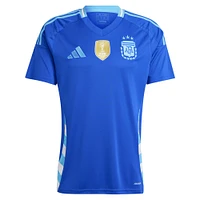 Maillot adidas bleu pour homme de l'équipe nationale d'Argentine 2024 extérieur réplique