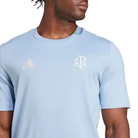 Maillot adidas bleu clair pour homme 50e anniversaire de l'équipe nationale argentine