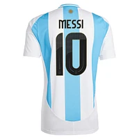 Men's adidas Lionel Messi White Argentina National Team 2024 Home Replica Player Jersey