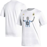 Buy Adidas Men's Lionel Messi Short Sleeve T-Shirt - White - XS,M,L at