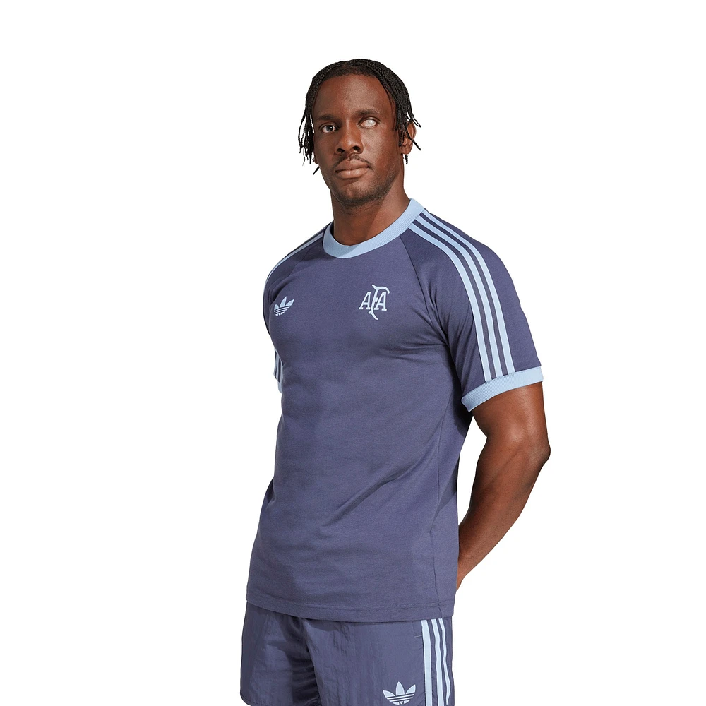 T-shirt adidas Originals bleu marine pour homme, 50e anniversaire de l'équipe nationale argentine