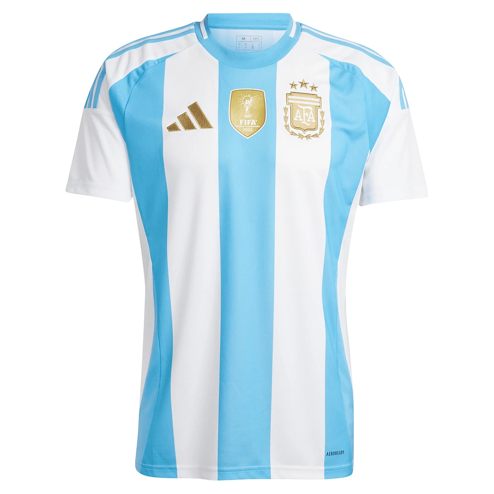 Men's adidas  White Argentina National Team 2024 Home Replica Jersey