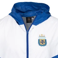 Men's Royal Argentina National Team Block Pro Full-Zip Windbreaker Jacket