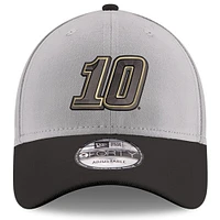 Men's New Era Gray/Black Aric Almirola 9FORTY Snapback Adjustable Hat