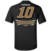 Men's Stewart-Haas Racing Team Collection Black Aric Almirola Lifestyle 2-Spot T-Shirt