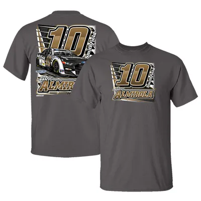 T-shirt de voiture Aric Almirola Car la collection Stewart-Haas Racing Team pour homme