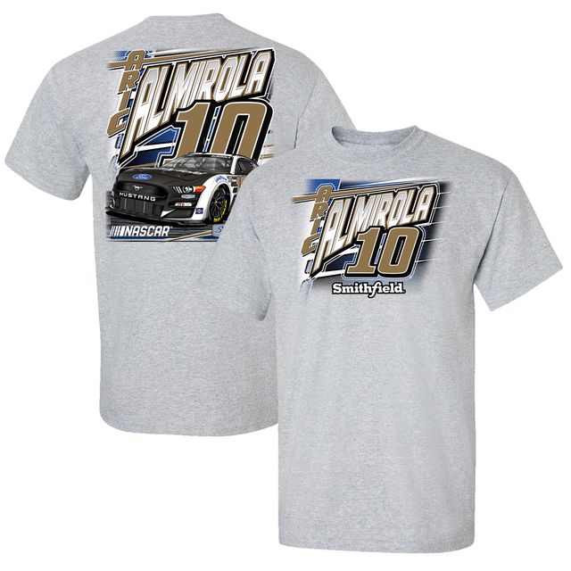 T-shirt Aric Almirola Car Collection Stewart-Haas Racing Team gris chiné pour homme