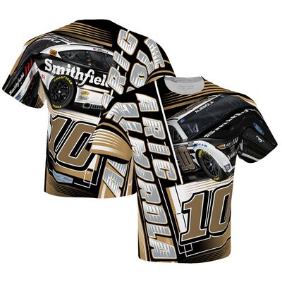 Men's Stewart-Haas Racing Team Collection White Aric Almirola Smithfield Sublimated Dynamic Total Print T-Shirt