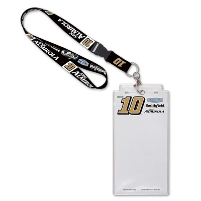 WinCraft Aric Almirola Name & Number Lanyard with Credential Holder